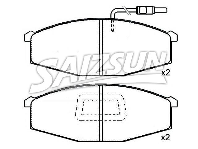 Brake Pad Set:41060-P9690