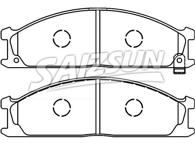 Brake Pad Set:41060-05N90