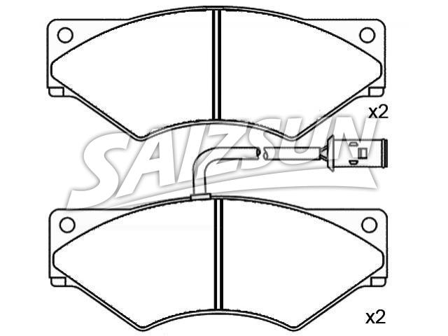 Brake Pad Set:190 6183