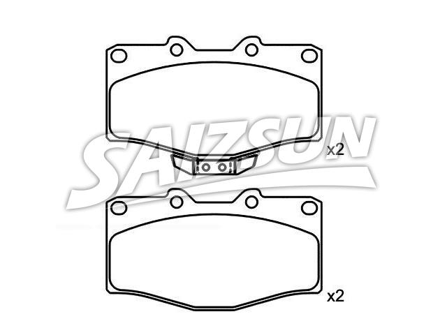 Brake Pad Set:04465-35030