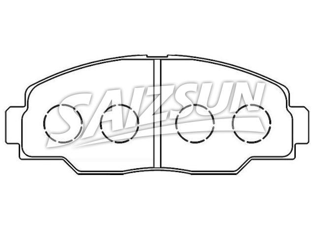 Brake Pad Set:04465-25020