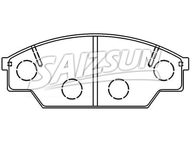 Brake Pad Set:04465-YZZ56