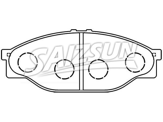 Brake Pad Set:04465-23040