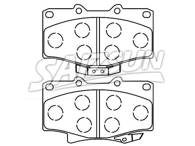 Brake Pad Set:04465-35140