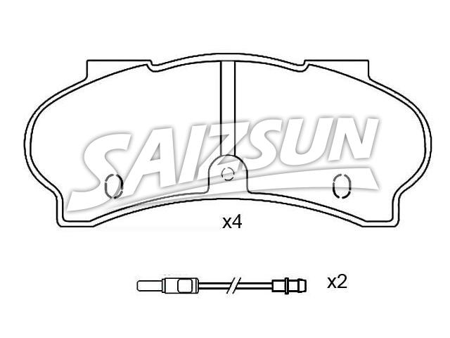 Brake Pad Set:4250.30