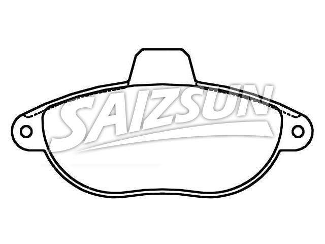 Brake Pad Set:4251.50