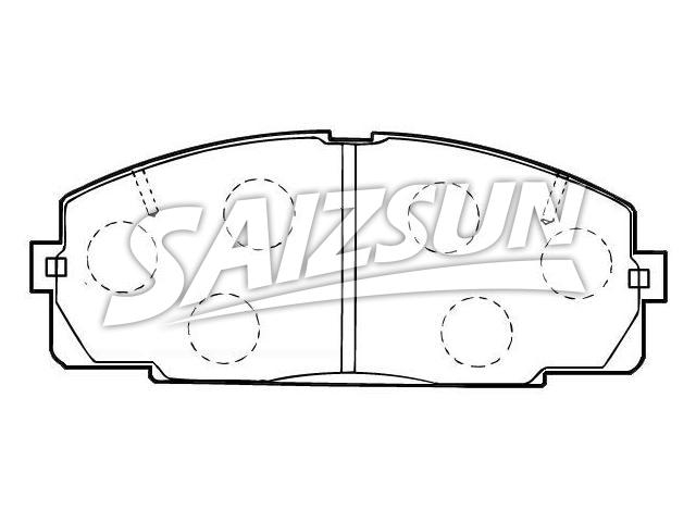 Brake Pad Set:04465-25040