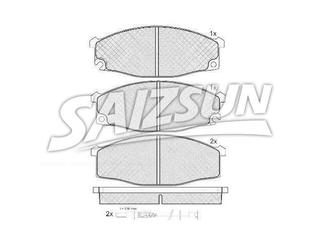 Brake Pad Set:41060-21T90