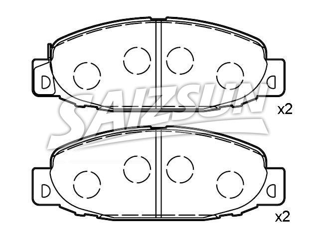 Brake Pad Set:MB 295 692