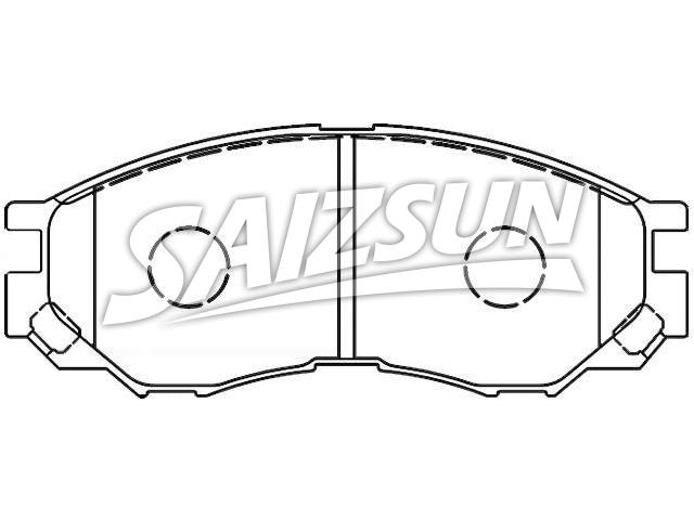 Brake Pad Set:MR 205 256