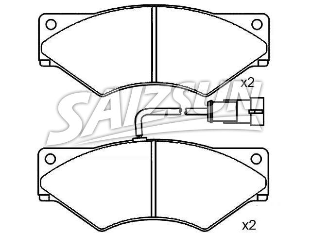 Brake Pad Set:190 6427