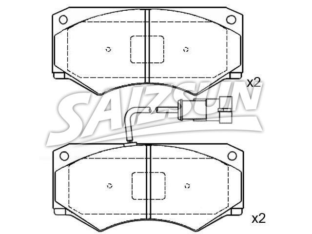 Brake Pad Set:190 6430