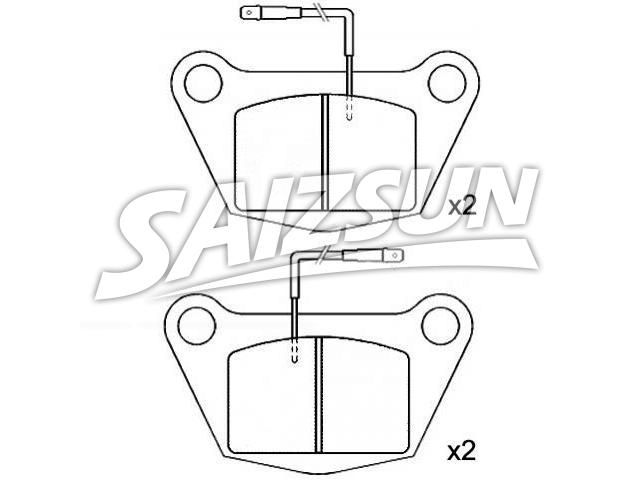 Brake Pad Set:141456