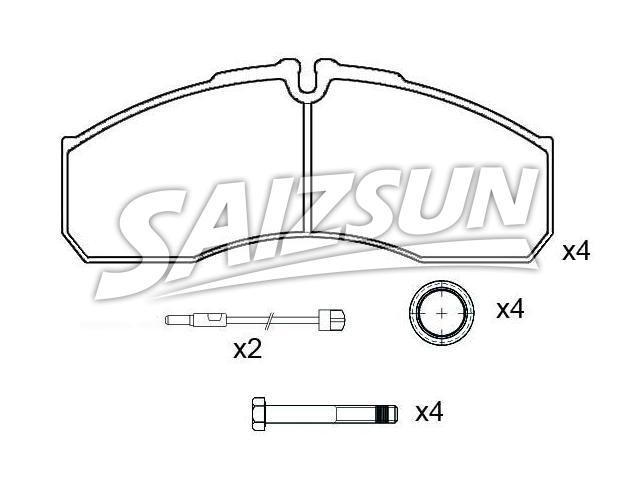 Brake Pad Set:425 361 01