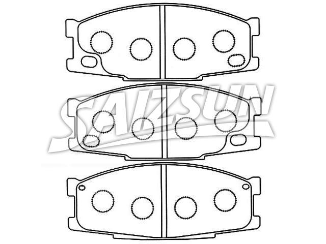 Brake Pad Set:MC 894 589