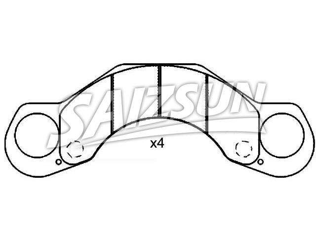 Brake Pad Set:150428