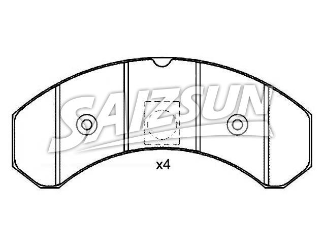 Brake Pad Set:8 284 000 106