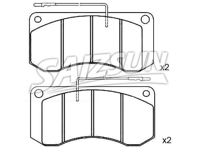 Brake Pad Set:5000 297 808