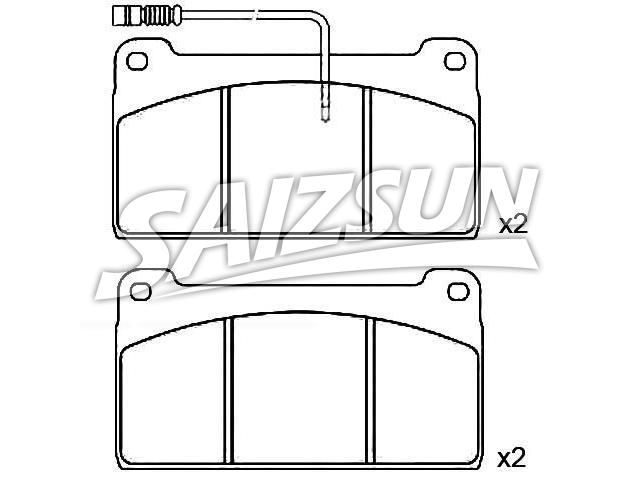 Brake Pad Set:001 420 90 20