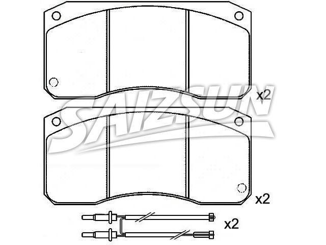 Brake Pad Set:5000 297 345