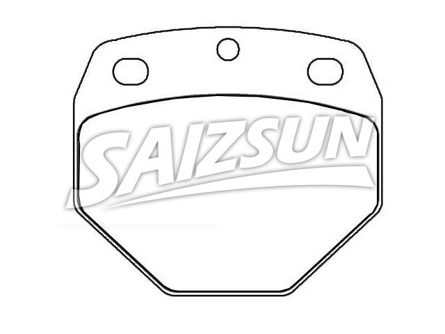 Brake Pad Set:82 84 000 210