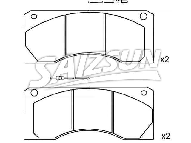 Brake Pad Set:5000 814 345