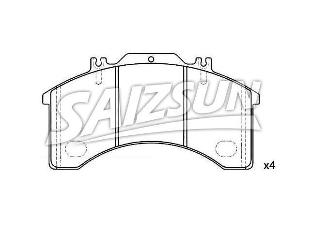 Brake Pad Set:190 6191