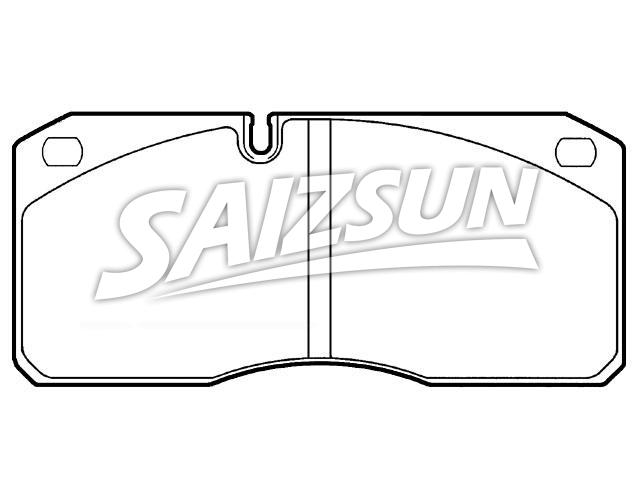 Brake Pad Set:190 6043