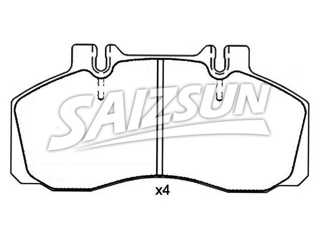 Brake Pad Set:190 6298