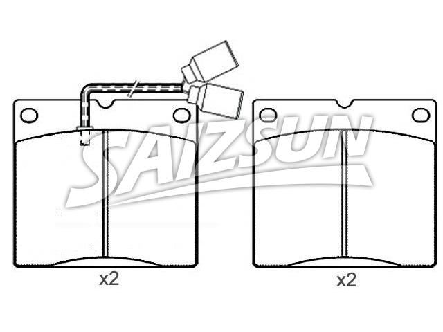 Brake Pad Set:151222