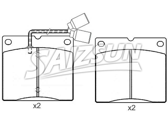 Brake Pad Set:151223