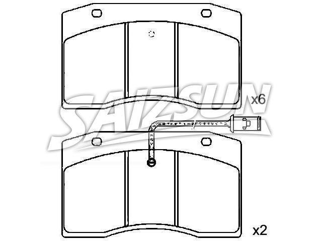 Brake Pad Set:9316 1314