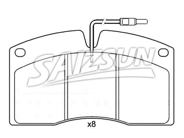 Brake Pad Set:5001 821 995