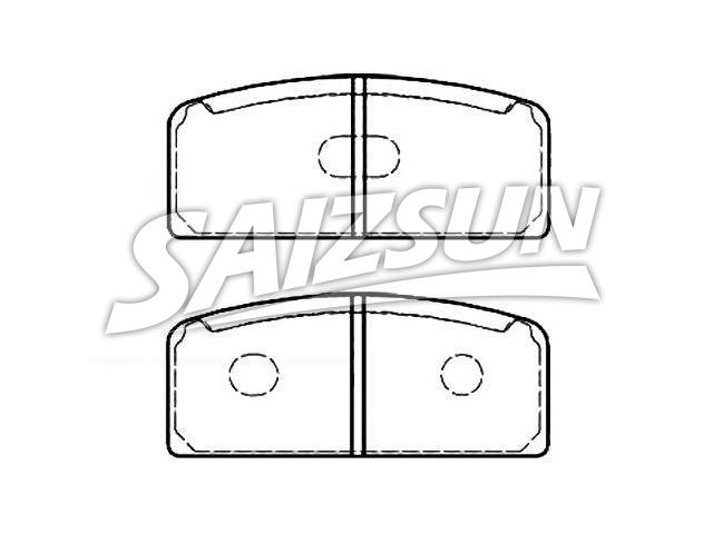 Brake Pad Set:0996038000