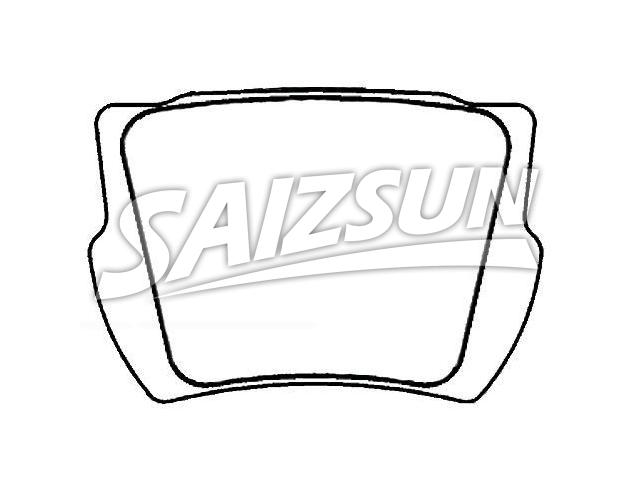 Brake Pad Set:180040