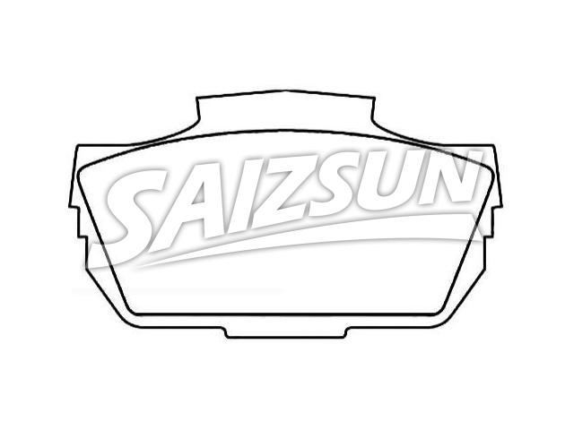 Brake Pad Set:78 68 284