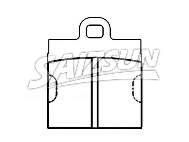 Brake Pad Set:111 698 151 A