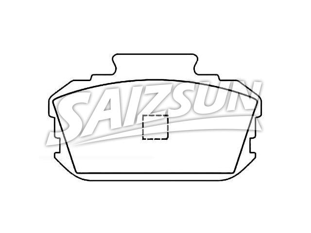 Brake Pad Set:41060-A1125