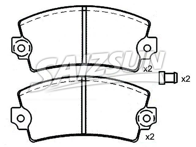 Brake Pad Set:4 320 271