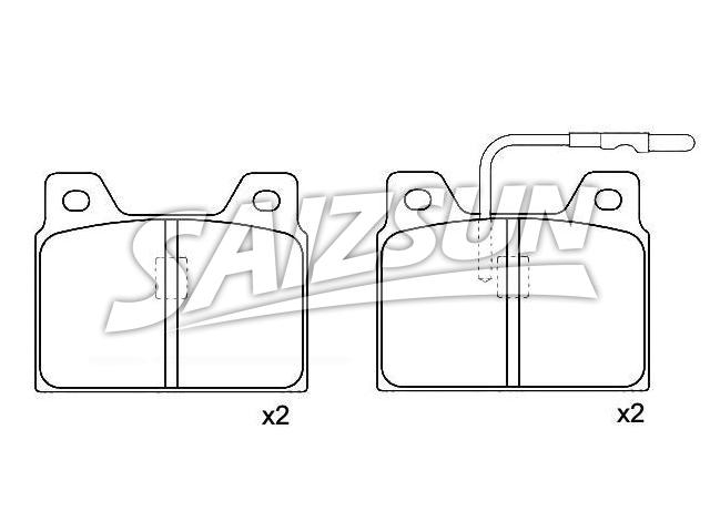 Brake Pad Set:4245.57