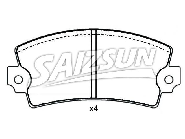 Brake Pad Set:77 01 200 320