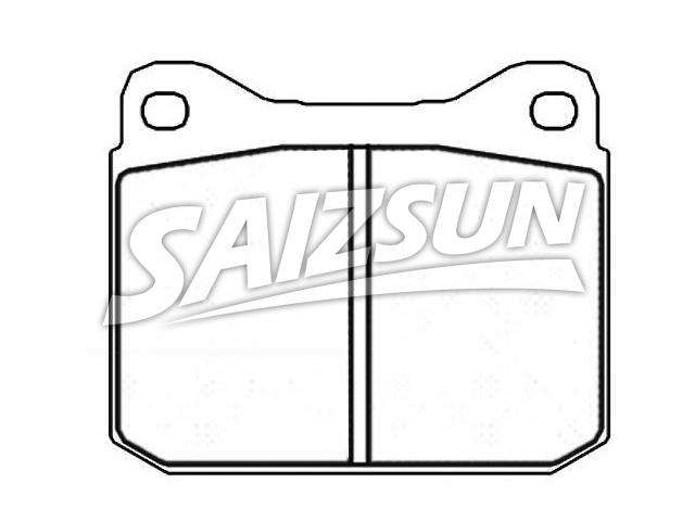 Brake Pad Set:001 586 63 42