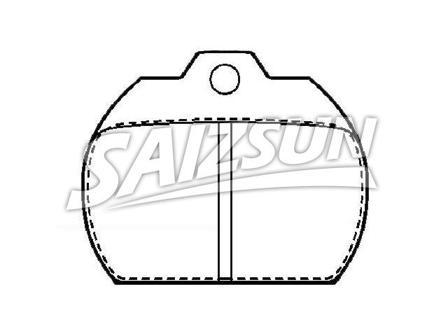 Brake Pad Set:111 698 151 B