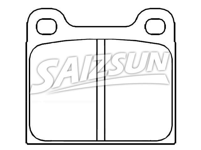 Brake Pad Set:0060 526 040