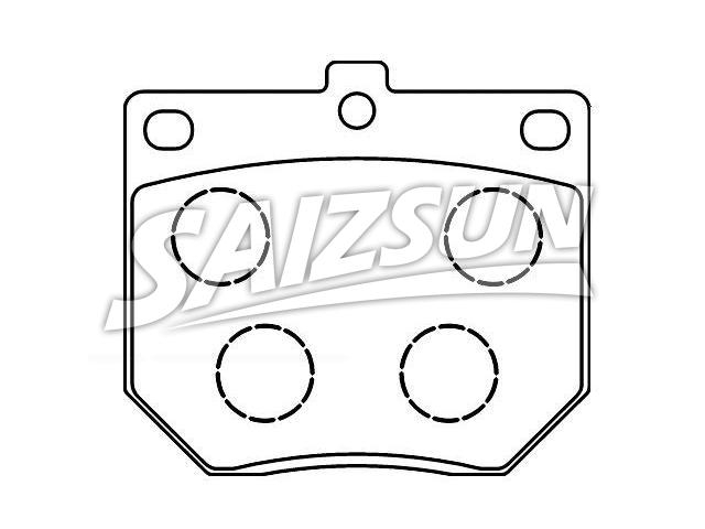 Brake Pad Set:41060-A1485