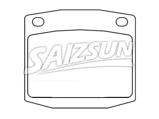 Brake Pad Set:41060-G3425