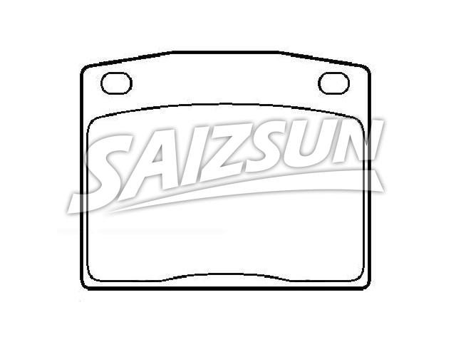 Brake Pad Set:45022-634-003