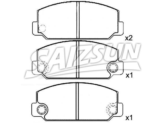 Brake Pad Set:04491-20062