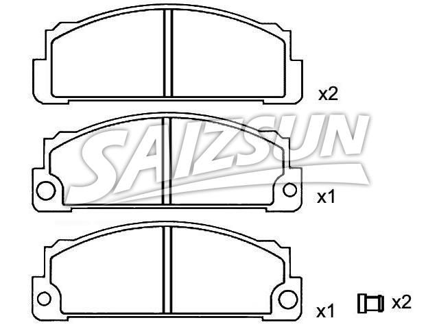 Brake Pad Set:4 296 669