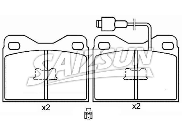 Brake Pad Set:4245.04